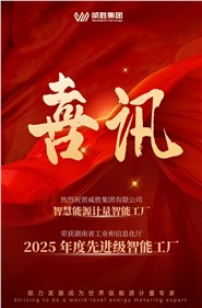 喜讯 | 威胜集团智慧能源计量智能工厂获评 2025 年度先进级智能工厂